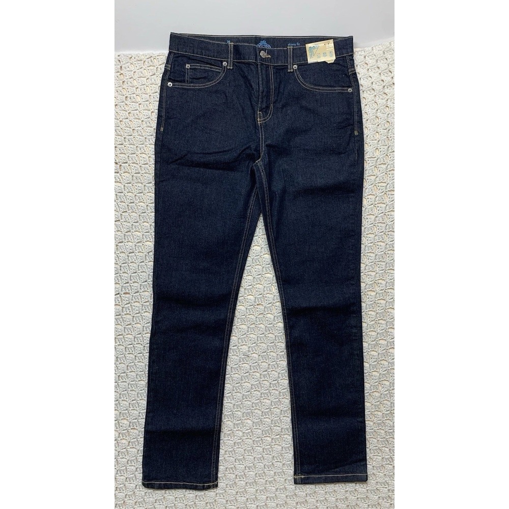 NWT ThereAbouts Jeans Boy 20 Reg Skinny Fit‎ Adjustable Waistband W32 L31
